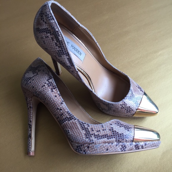 Steve Madden Shoes - Steve Madden Snakeskin Heels